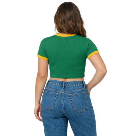 Baby Look Brasil Verde | Copa 2026/2027 - Feminino