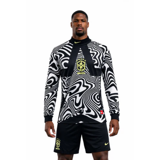 Camisa da Seleção Brasileira Goleiro Manga Longa | Copa 2026/2027 - Masculina